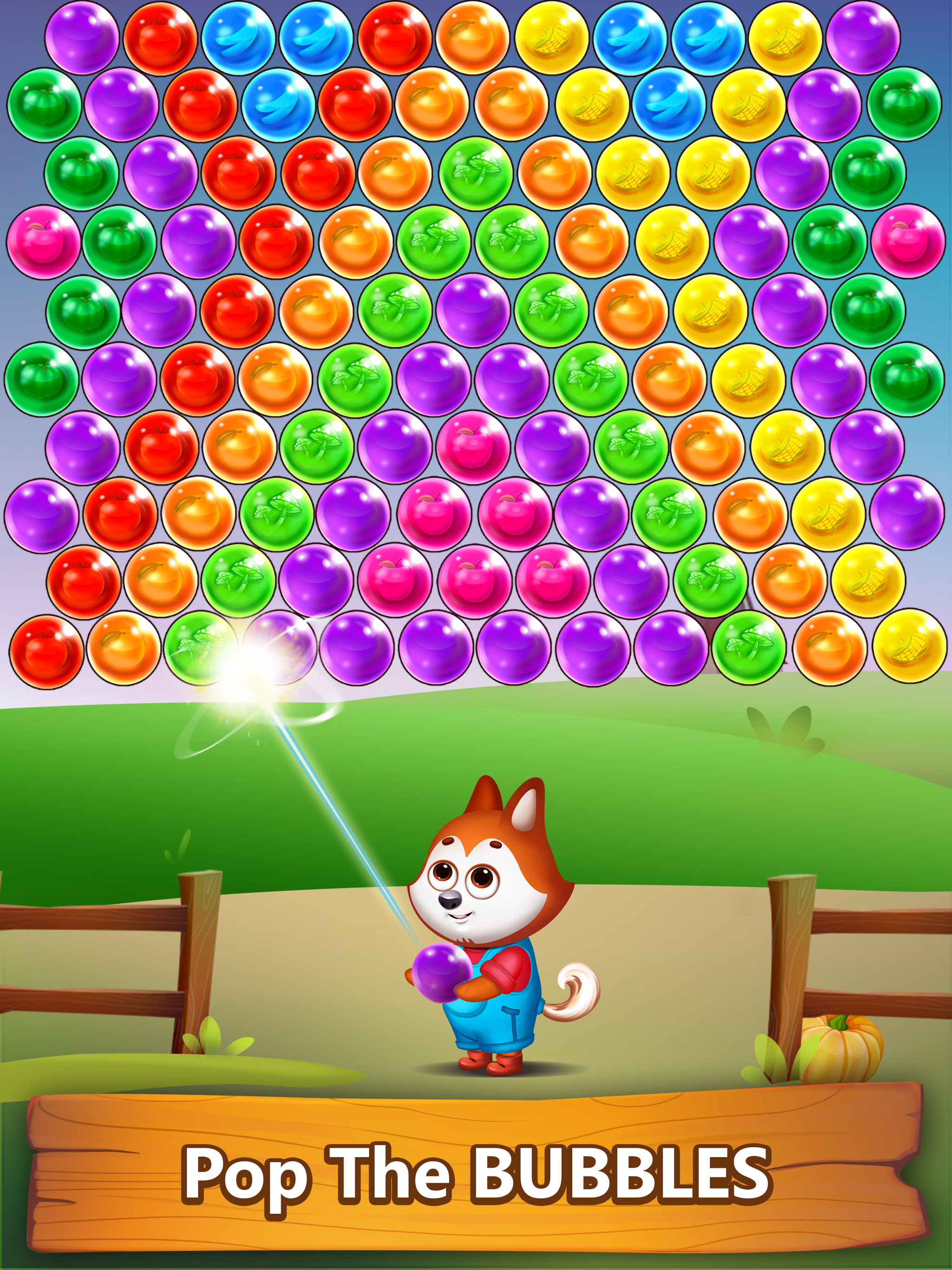Farm Pop : Bubble Shooter 2025 Game Screenshot