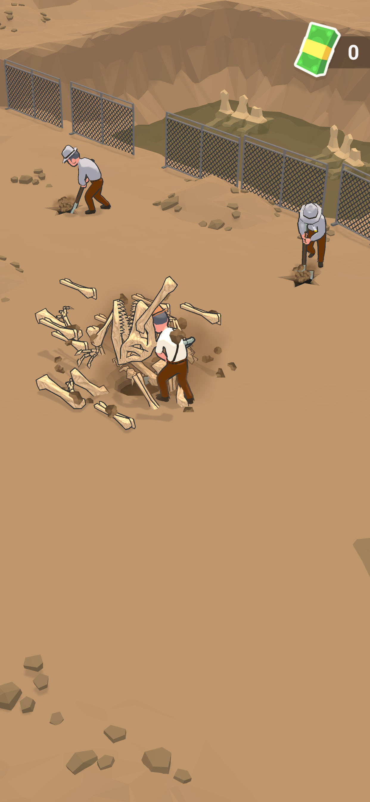 Dino Dig Tycoon Game Screenshot
