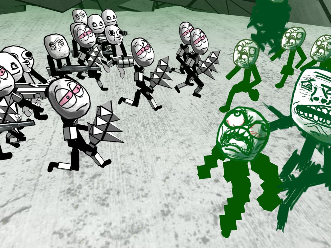 Screenshot of Zombie Meme Battle Simulator