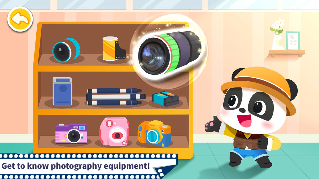 Baby Panda's Photo Studio screenshot game