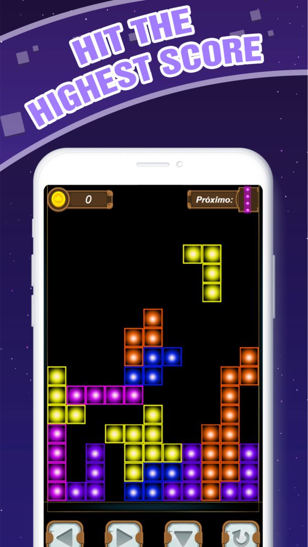 Classic Tetris - Free Block Puzzle Arcade Game ภาพหน้าจอเกม
