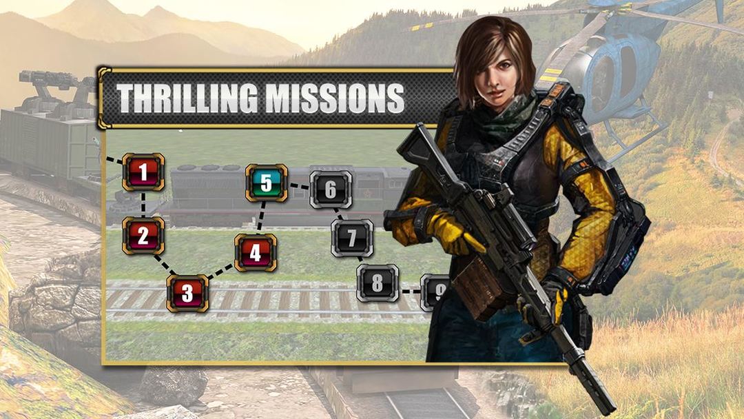 Ultimate Shooter: Train Sniper screenshot game