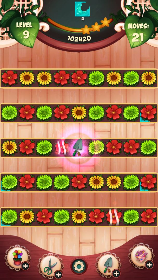 Flower Blossom Jam - A Match 3 screenshot game