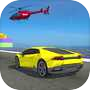 Turbo Mega ramp car stunt
