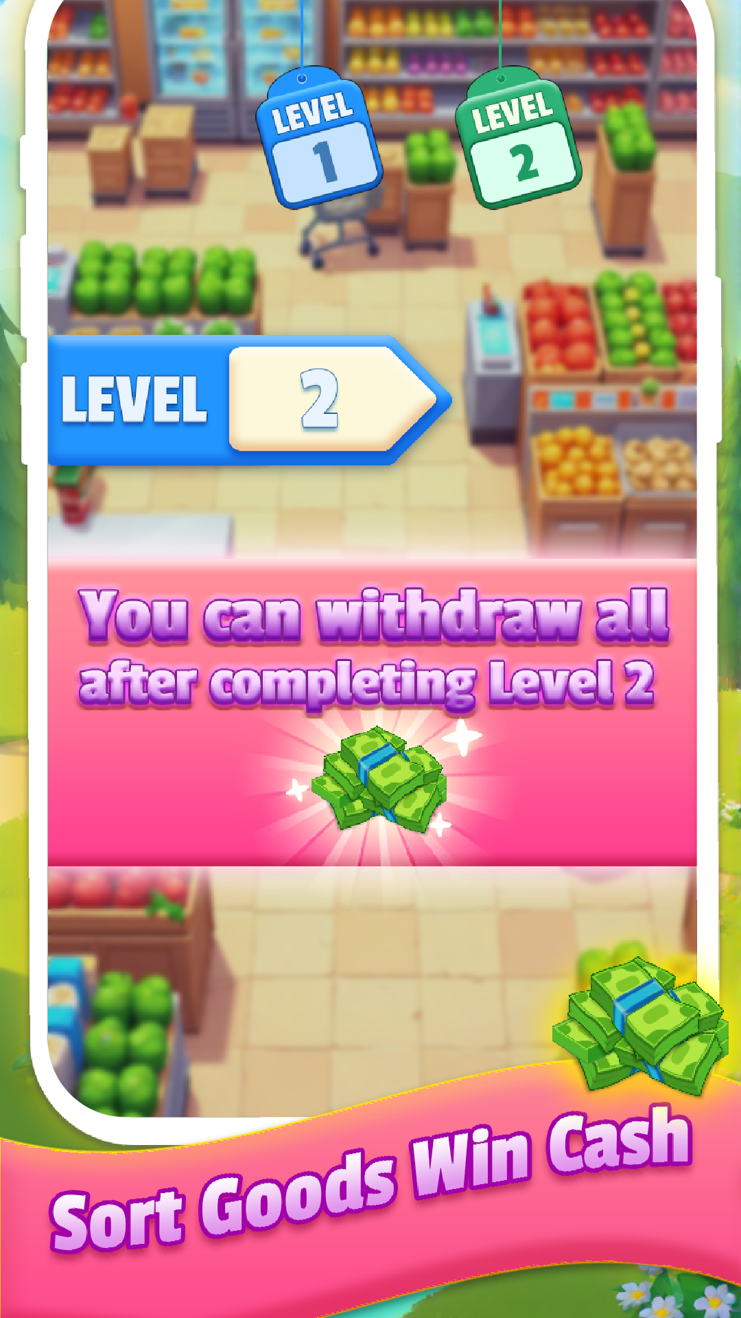 Скриншот игры Triple Goods Shelf: Win Prizes