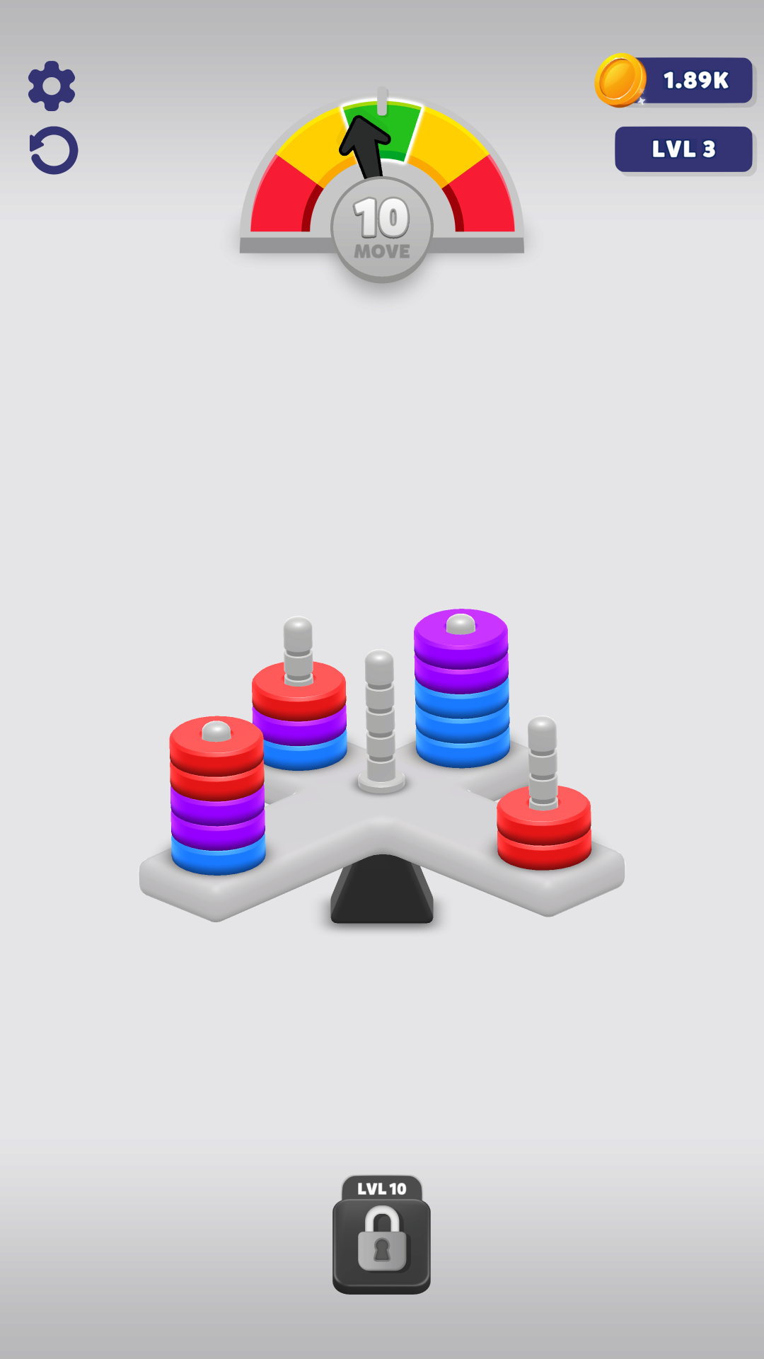Balance Sort Game Screenshot