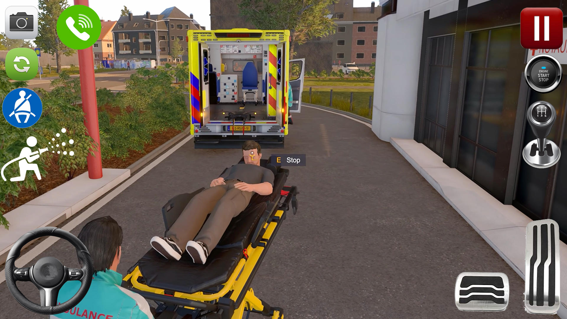 Screenshot of Ambulance Game: Hospital Games