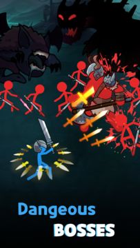 Stickman Dungeon Warriors 2 Game Screenshot