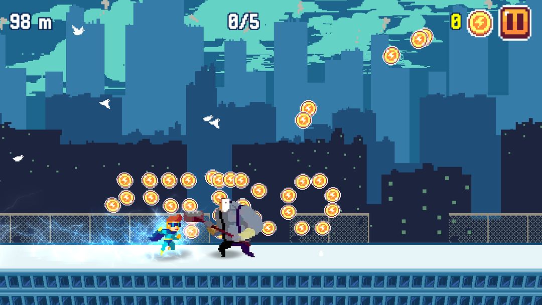Pixel Superheroe Adventures screenshot game