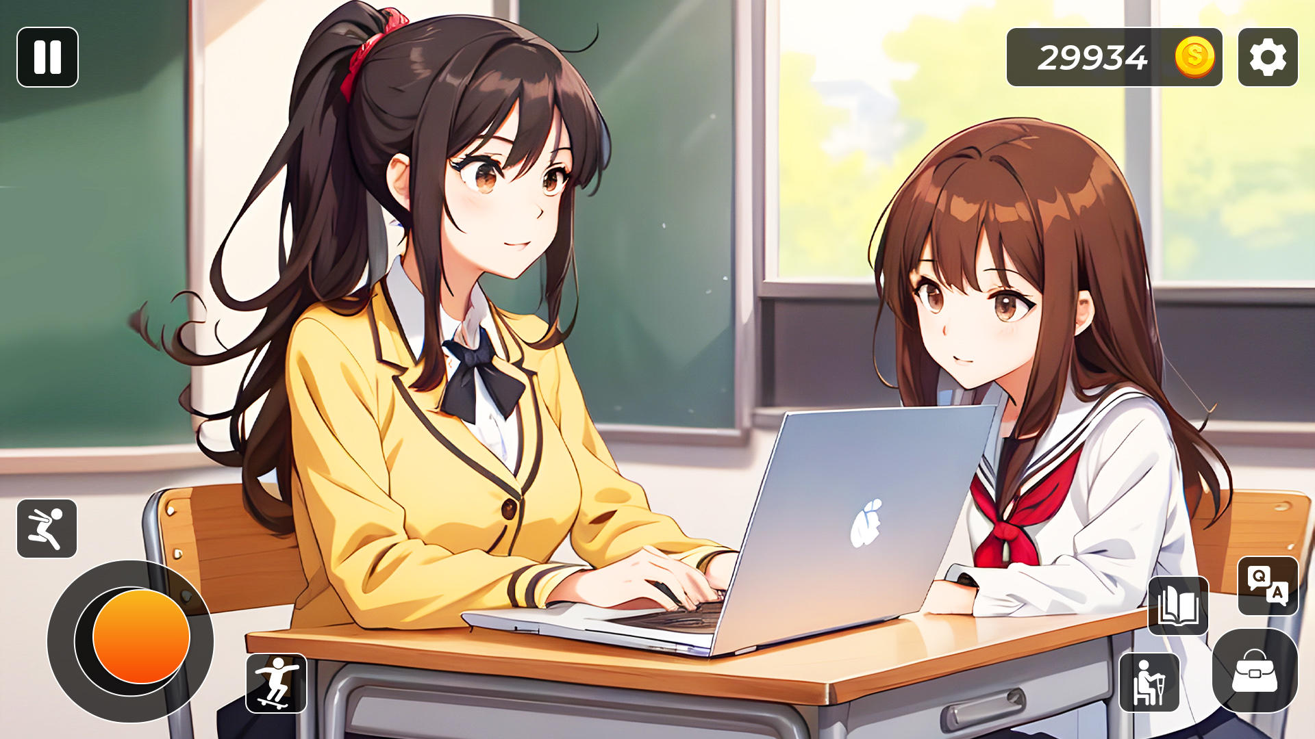 High School Love Anime Story Game Screenshot