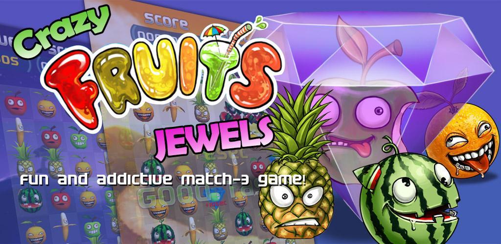 Banner of Crazy Fruit Jewels - Spiel mit 3 Matches 1.0.13a