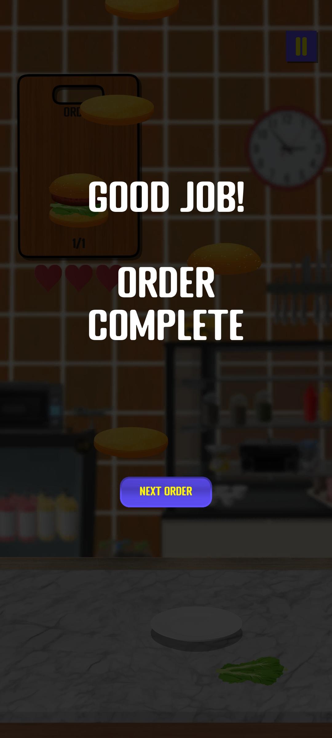 Fast Food Master Kitchen Game Screenshot