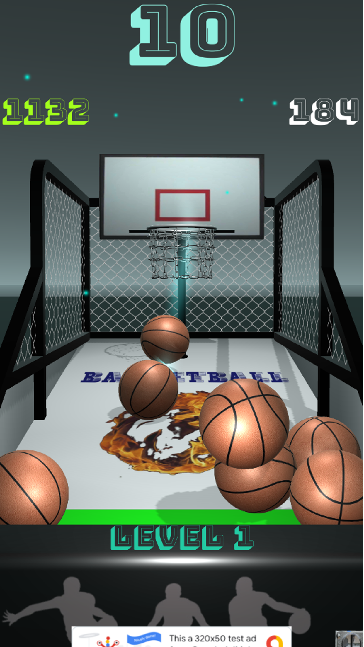 농구 - 3D 게임 스크린샷