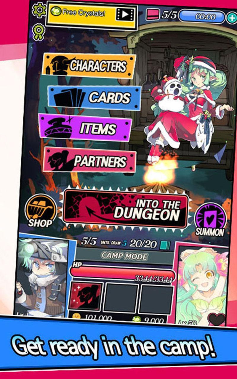Dungeon&Girls: Card Battle RPG Game Screenshot