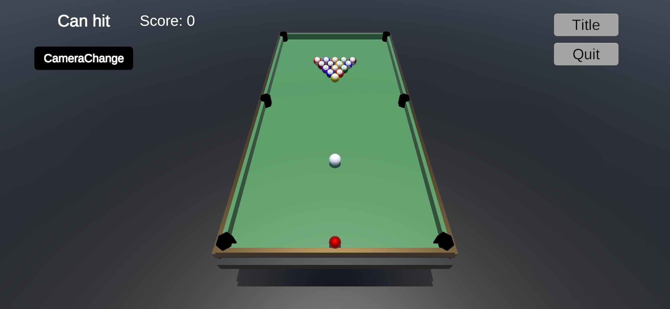 Simple Billiards Game Screenshot