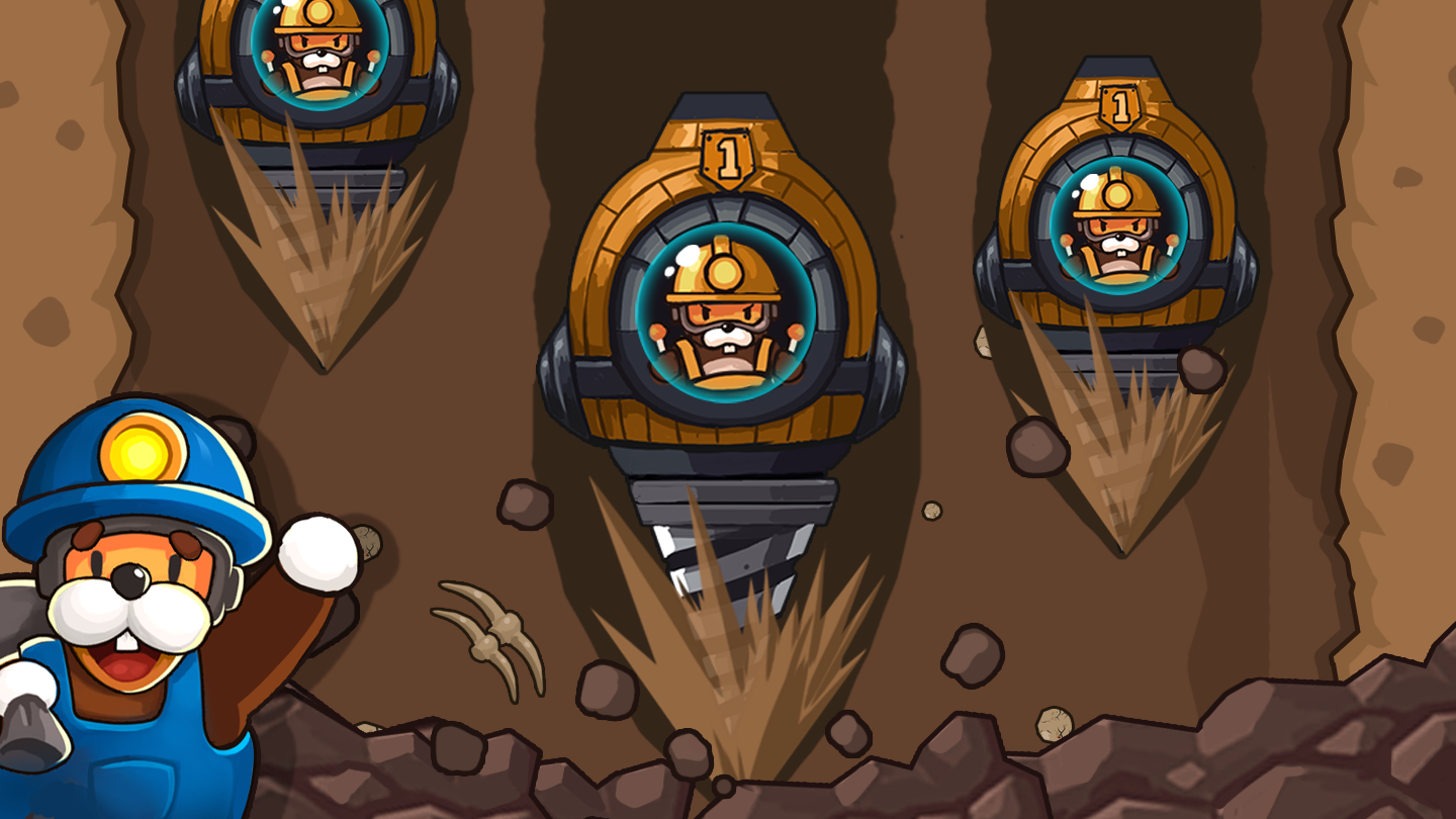 Popo Mine: Idle Mineral Tycoon Game Screenshot