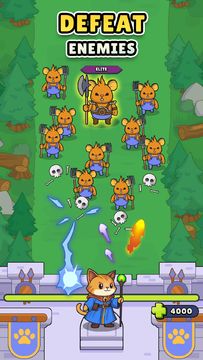 Cat Wizard: Survivor Game Screenshot