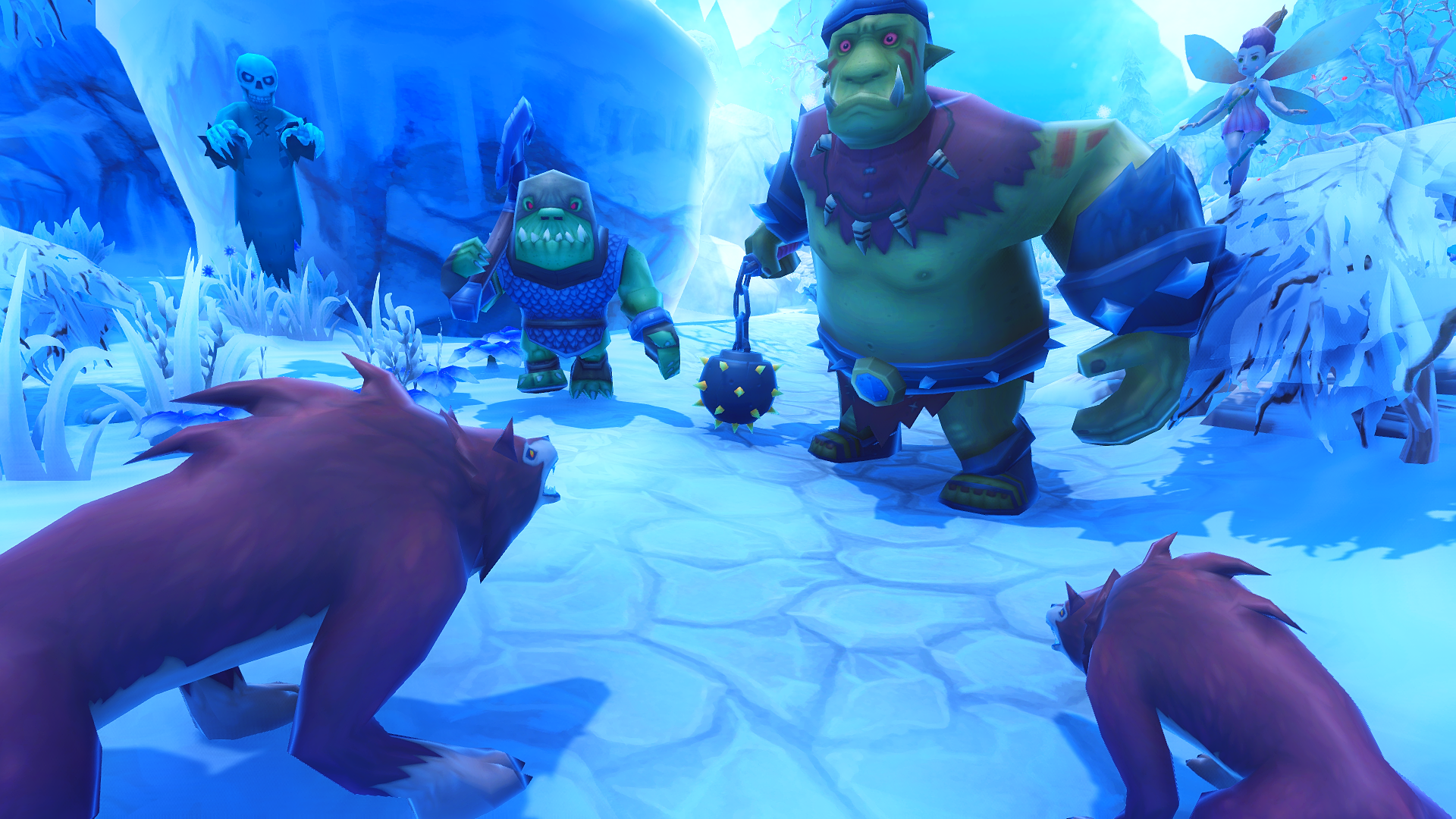 Three Tailed Wolf Simulator Game Screenshot