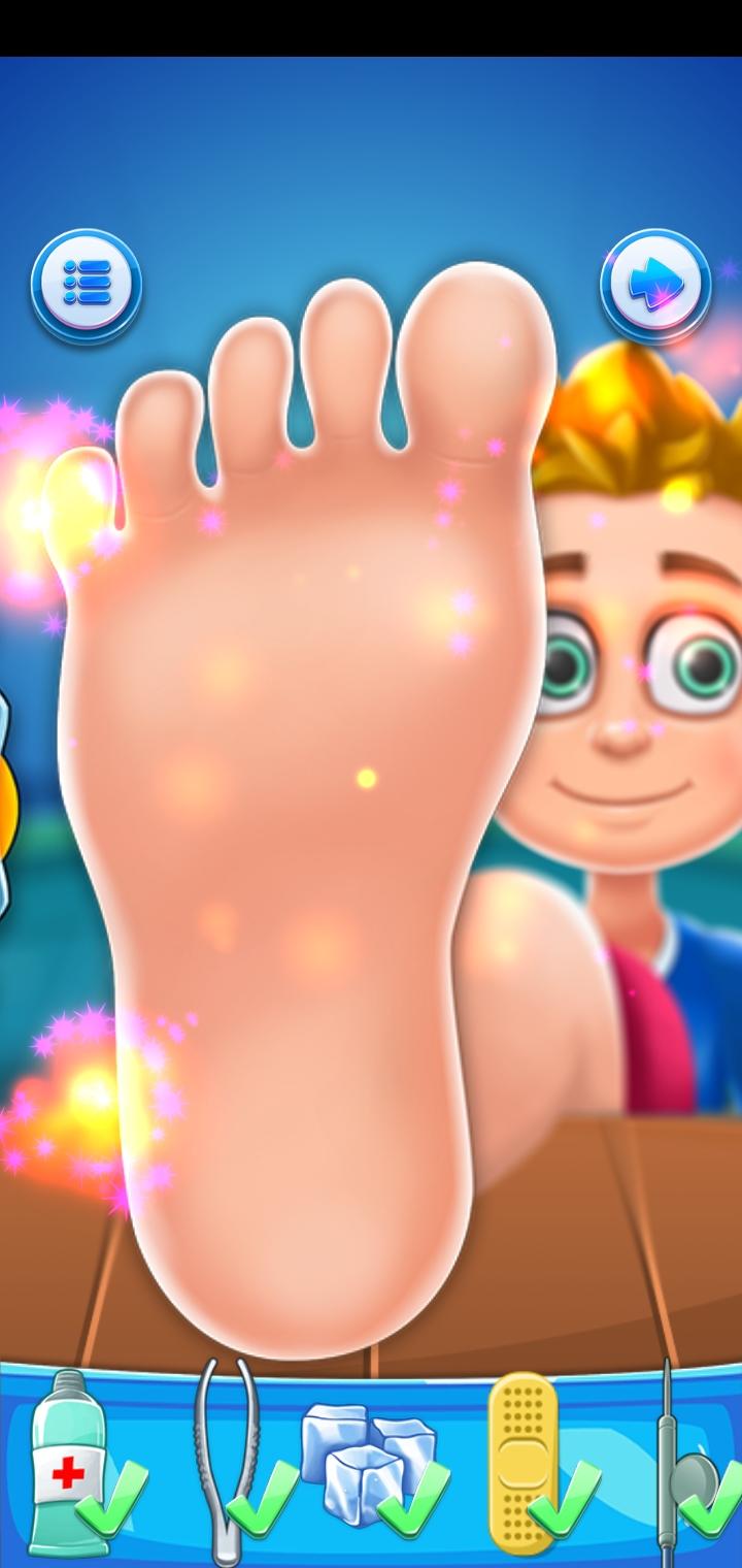 Cuplikan Layar Game Foot Doctor Hospital