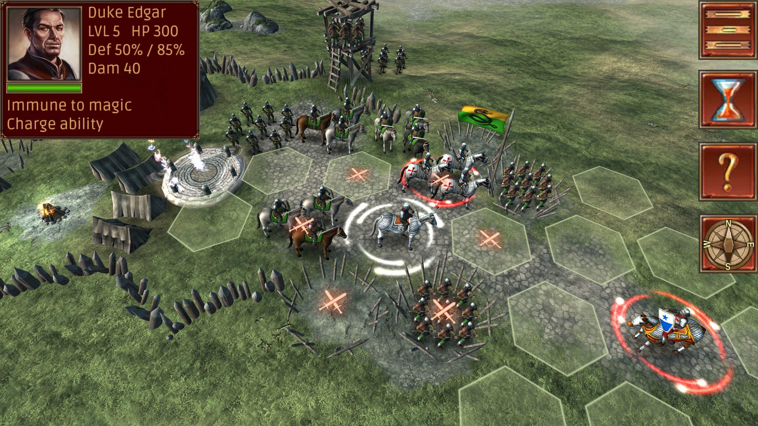 Hex Commander: Fantasy Heroes Game Screenshot