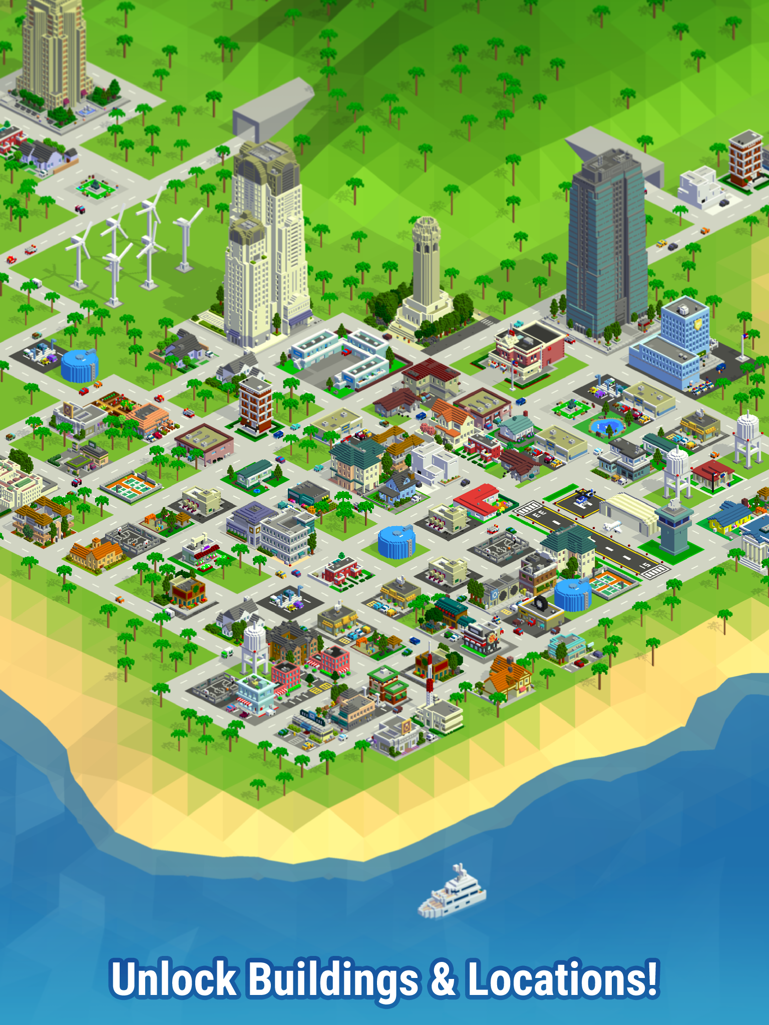 Bit City: Building Evolution Game Screenshot