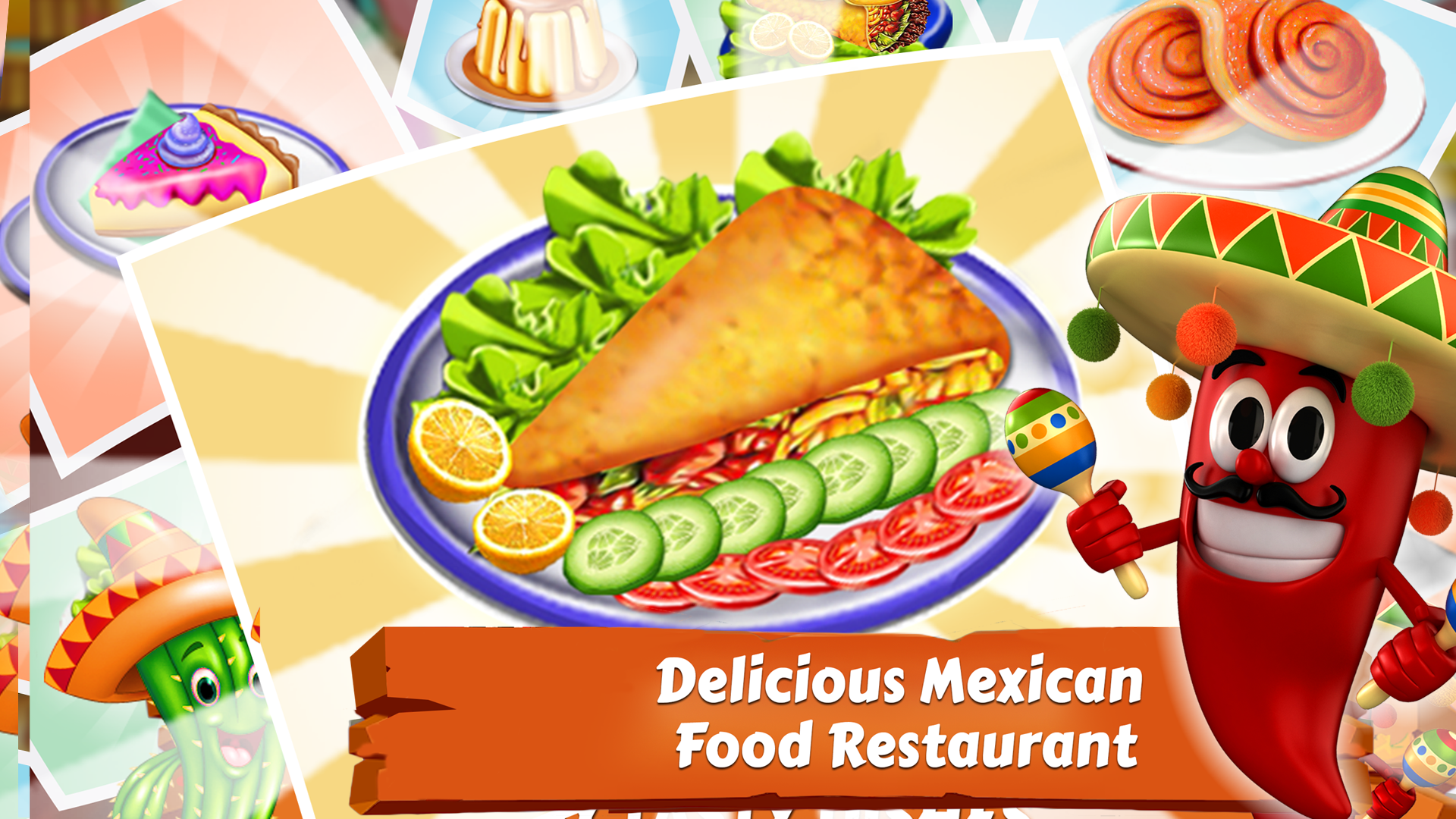 Mexican Food Kitchen Story Chef Cooking Games Game Screenshot