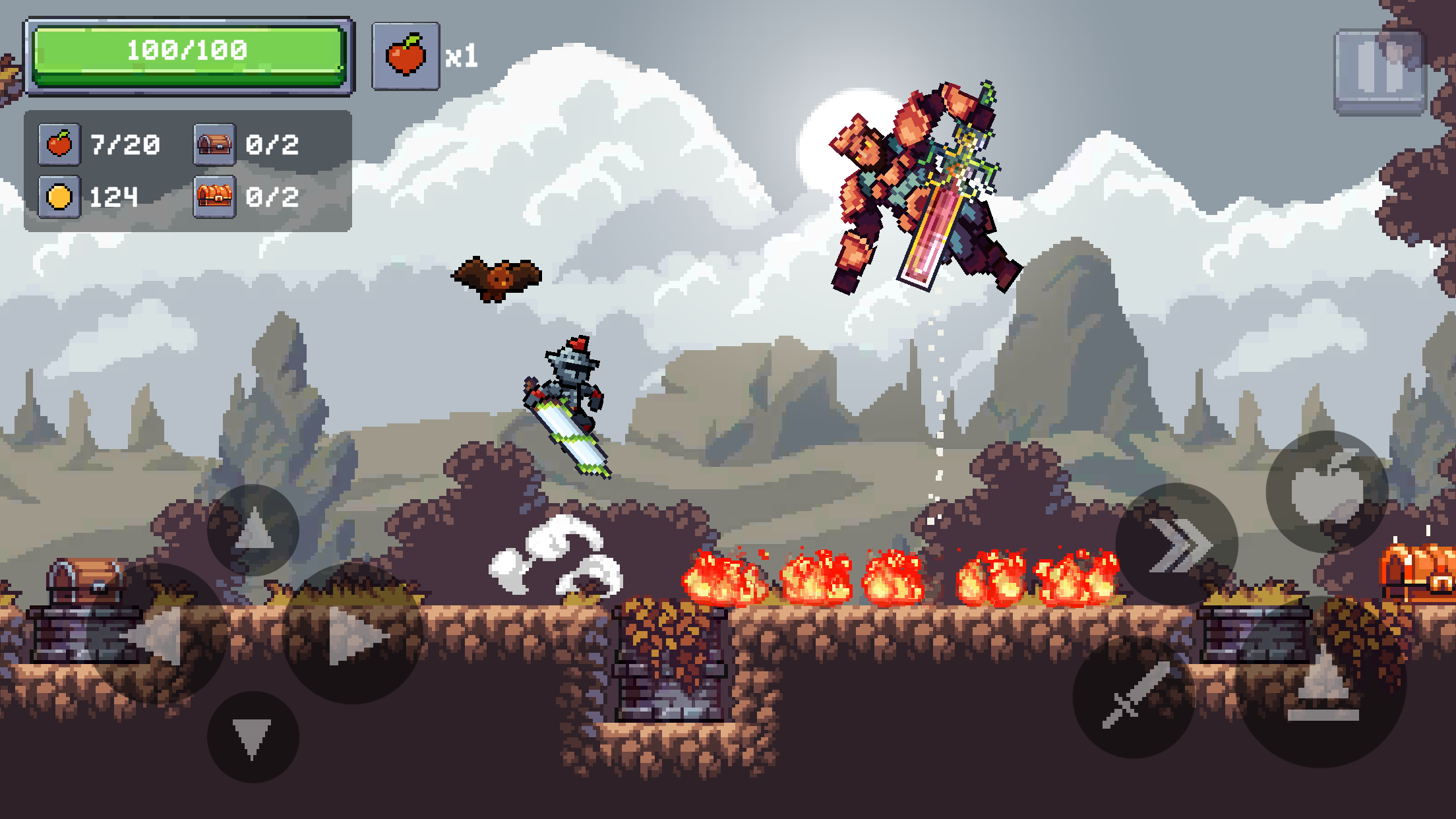 Screenshot of Apple Knight 2: Action Game