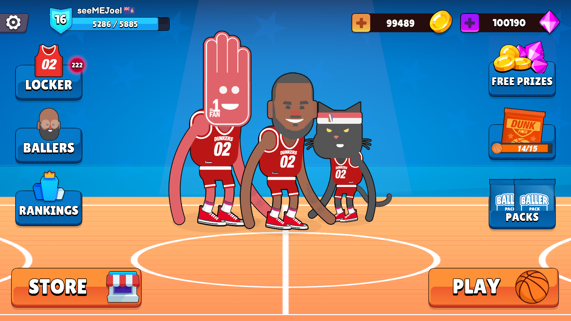 Captura de Tela do Jogo Dunkers 2