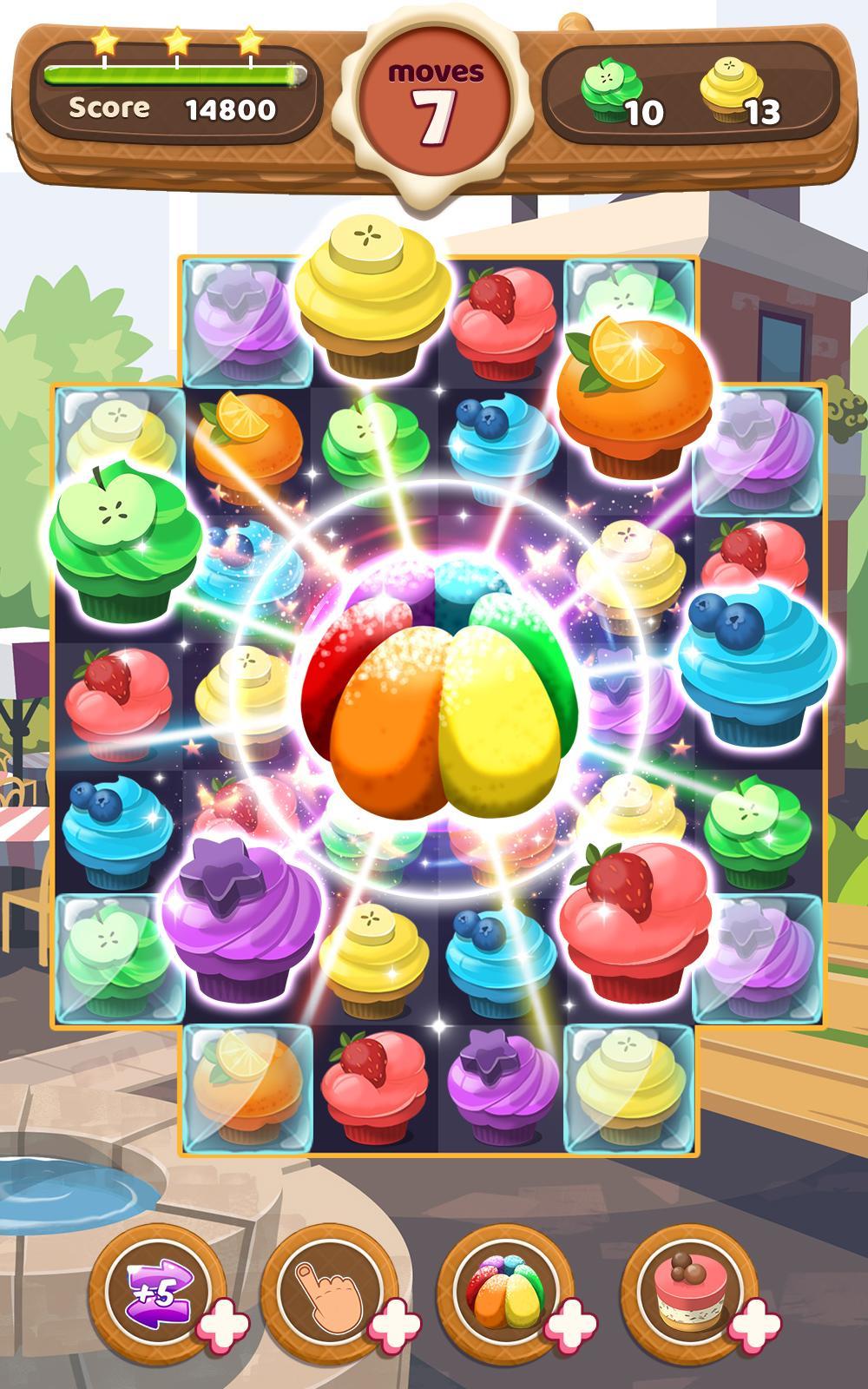 Cupcake Crush ゲームのスクリーンショット