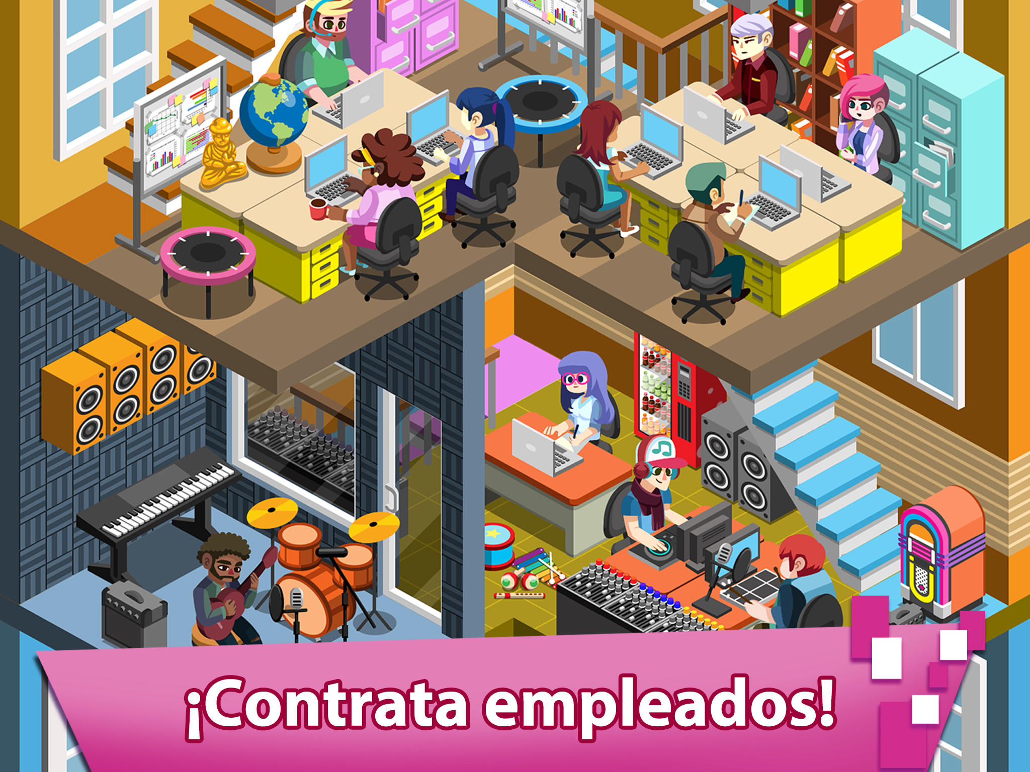 Captura de Pantalla del Juego Magnate videojuegos inactivos