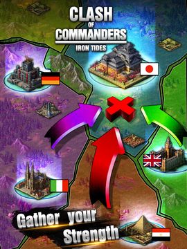 Clash of Commanders-Iron Tides Game Screenshot