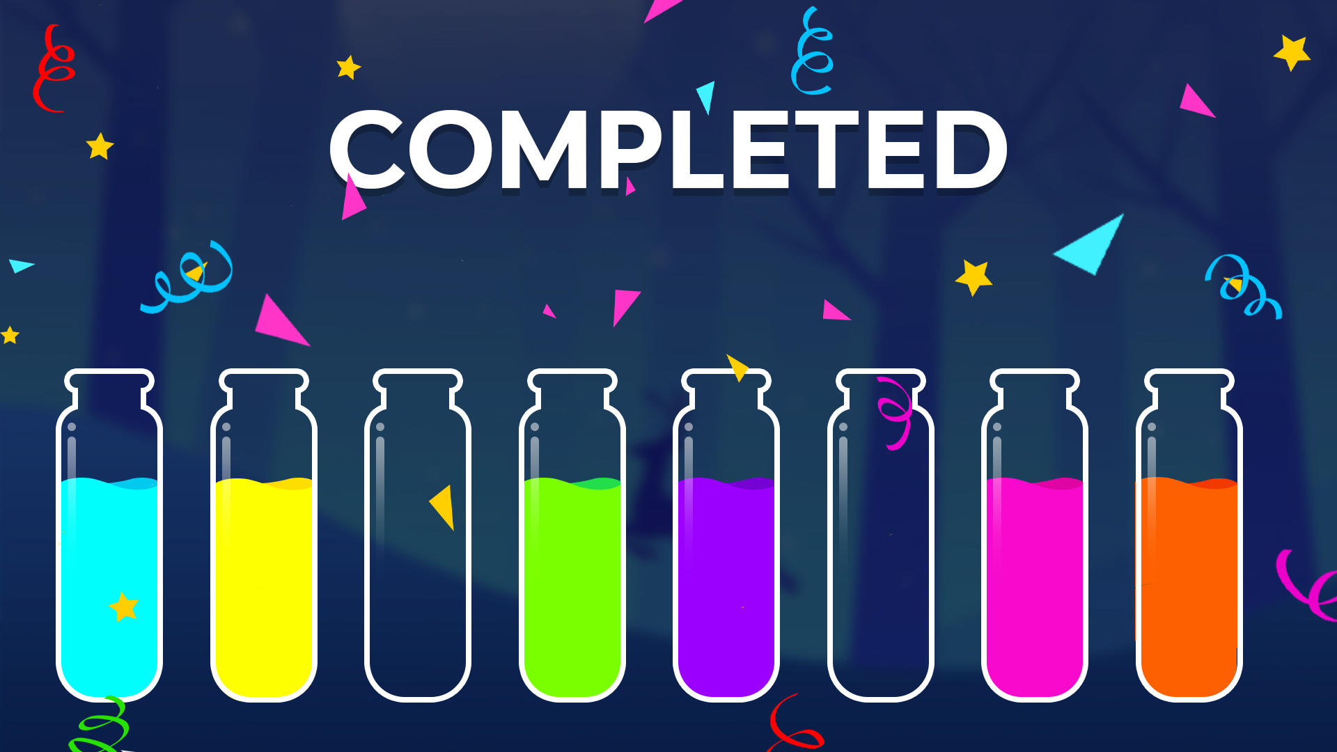 Скриншот игры Water Sort Color