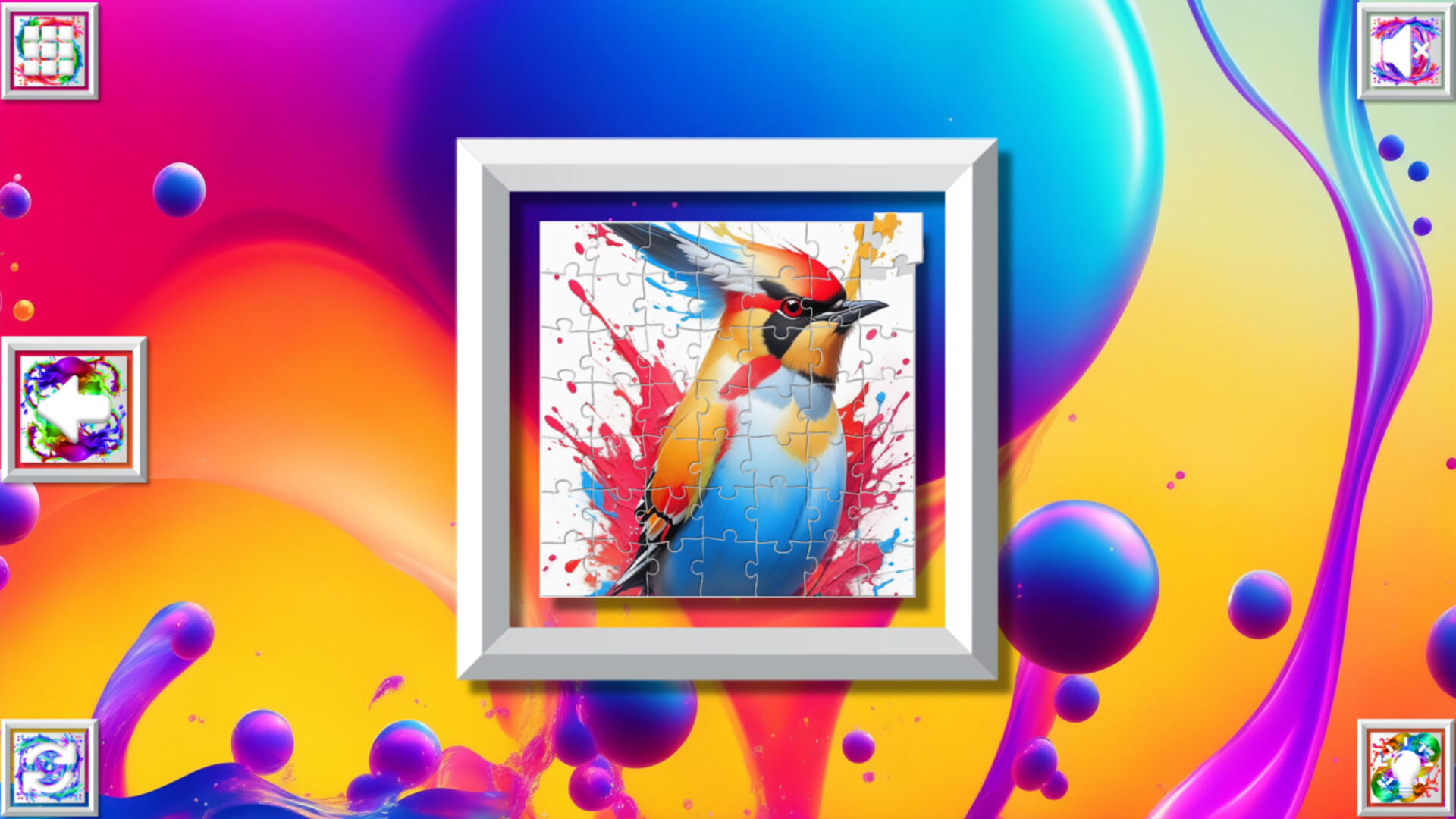 Color Splash: Birds遊戲截圖