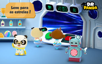 Captura de Tela do Jogo Dr. Panda no Espaço