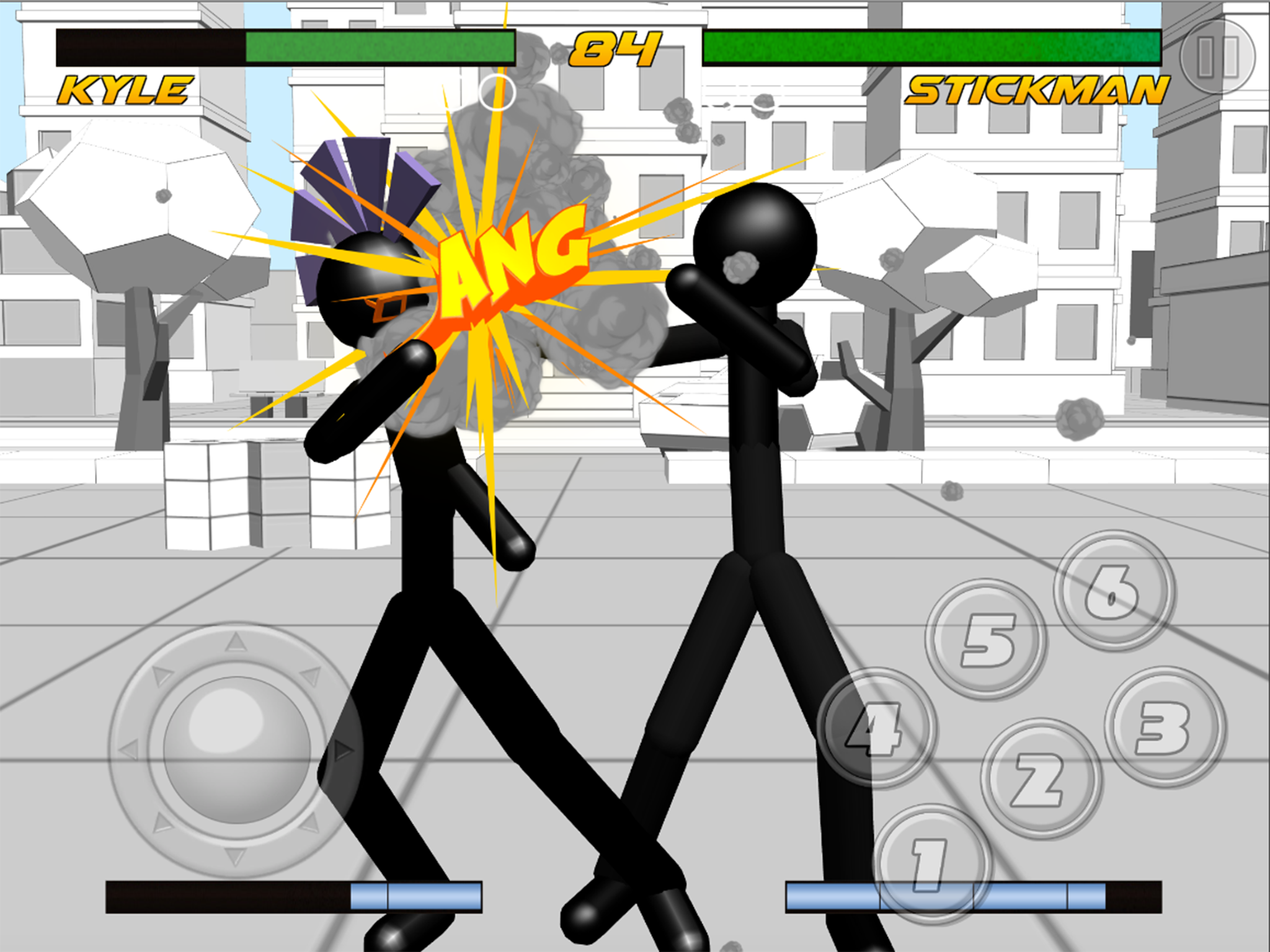 Stickman Fighting 3D 게임 스크린샷