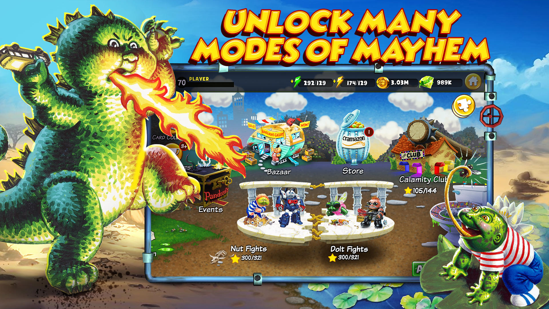 Garbage Pail Kids : The Game Game Screenshot