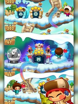 Monster Busters: Ice Slide Game Screenshot