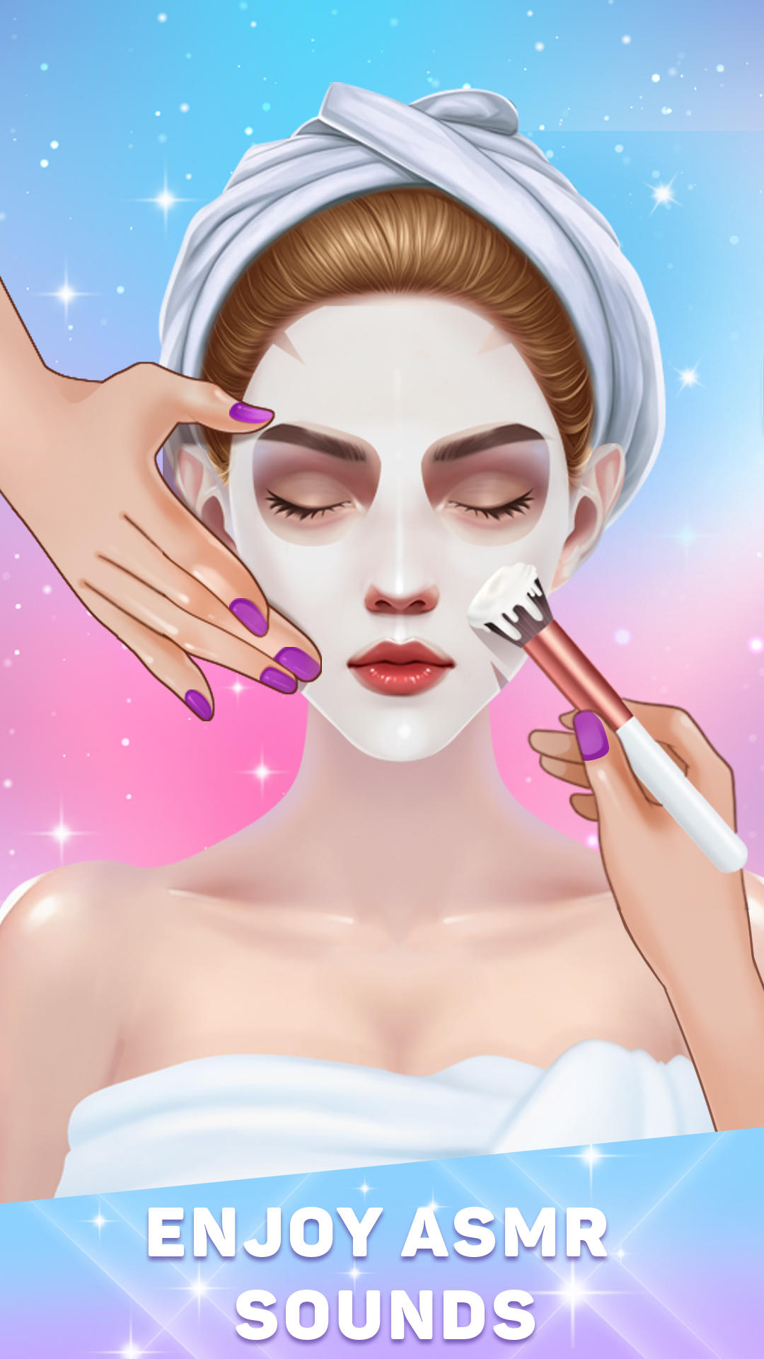 Скриншот игры Makeover salon: Makeup ASMR