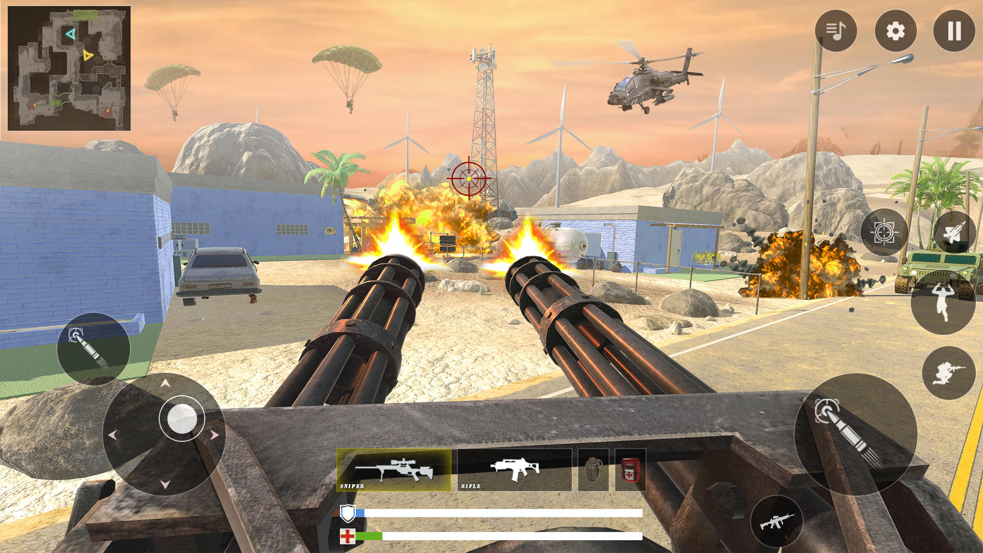 Desert Sniper 3D : Free Offline War Shooting Games APK para