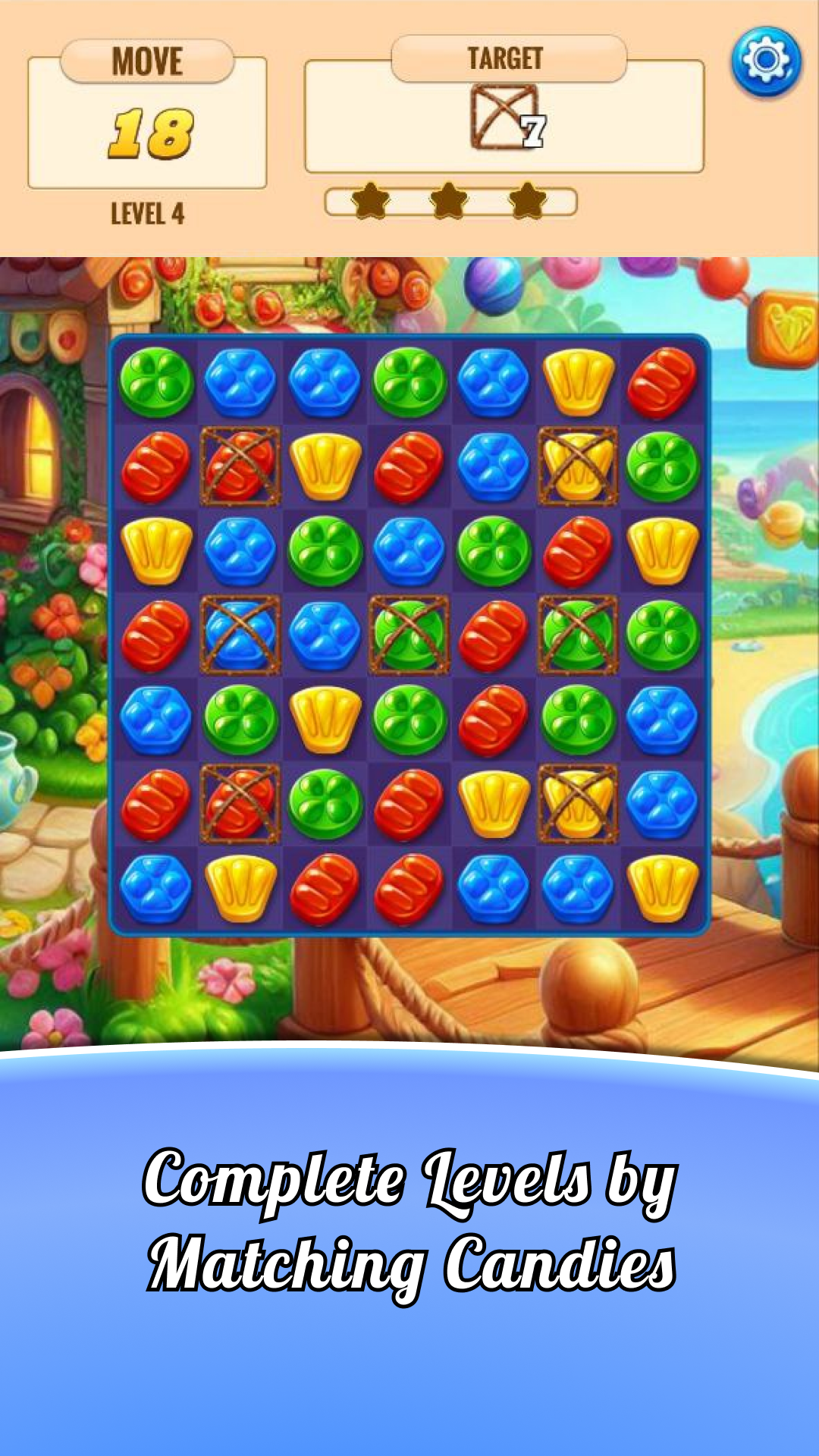 Candy Match3 Legend Puzzle 遊戲截圖