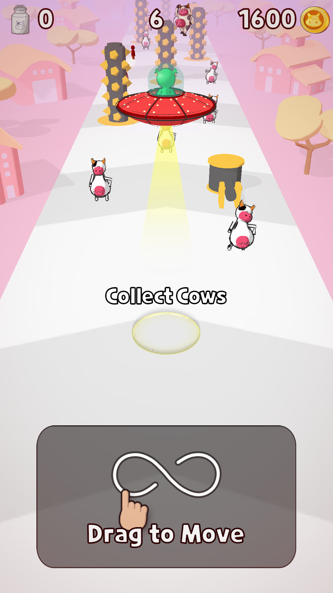 Cuplikan Layar Game Alien Cow