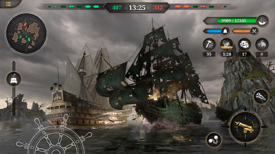 Screenshot of 항해의 제왕: 전함게임