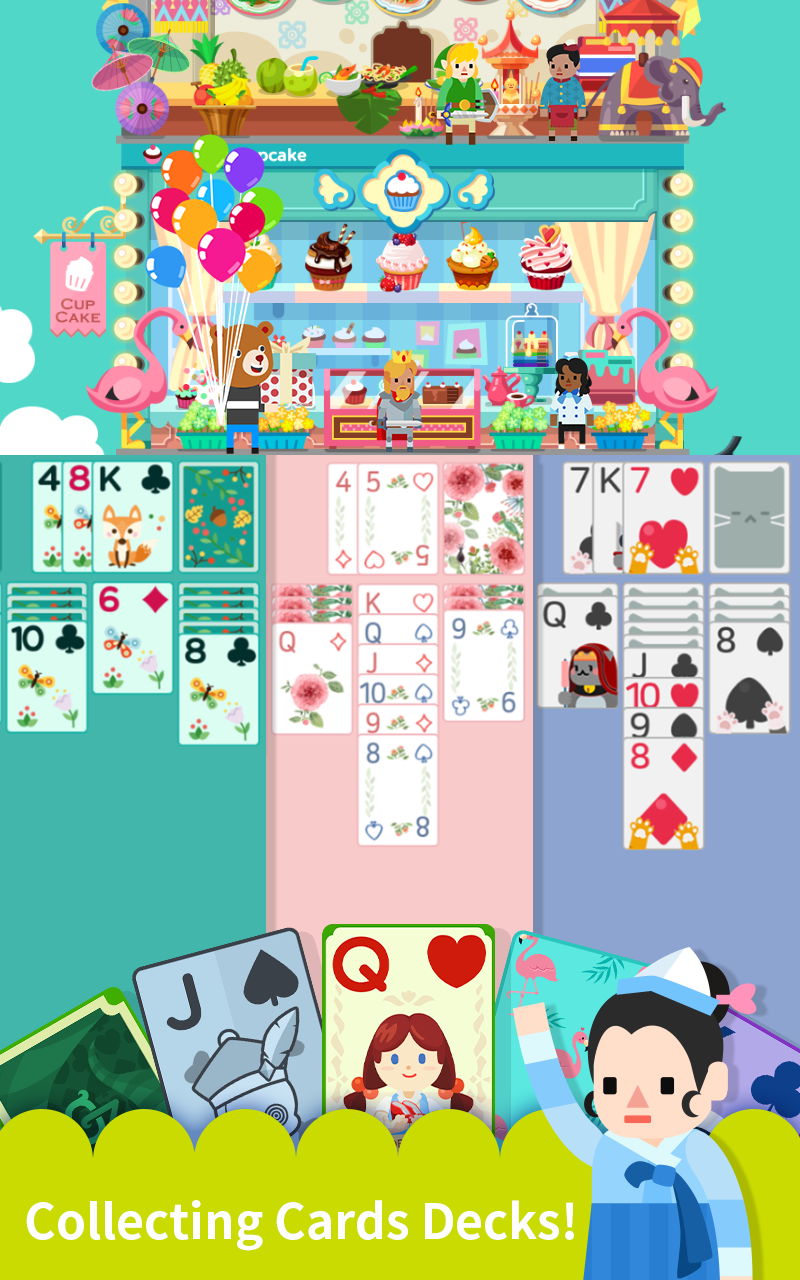 Solitaire Cooking Tower Game Screenshot