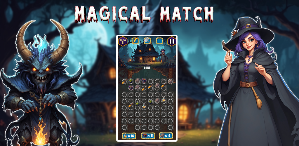 Screenshot of the video of Magical Match