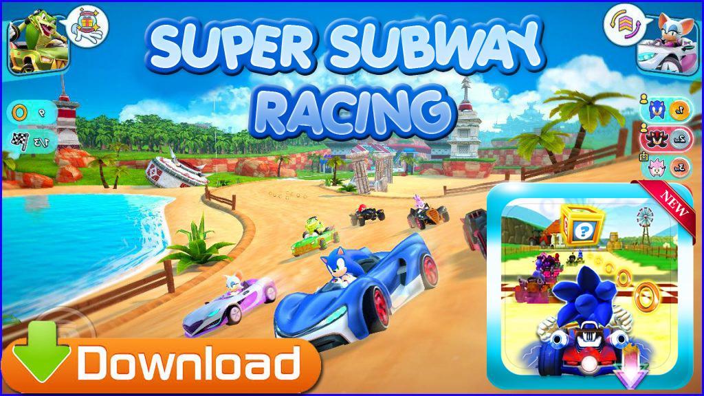 Screenshot of Super Subway Racing dash