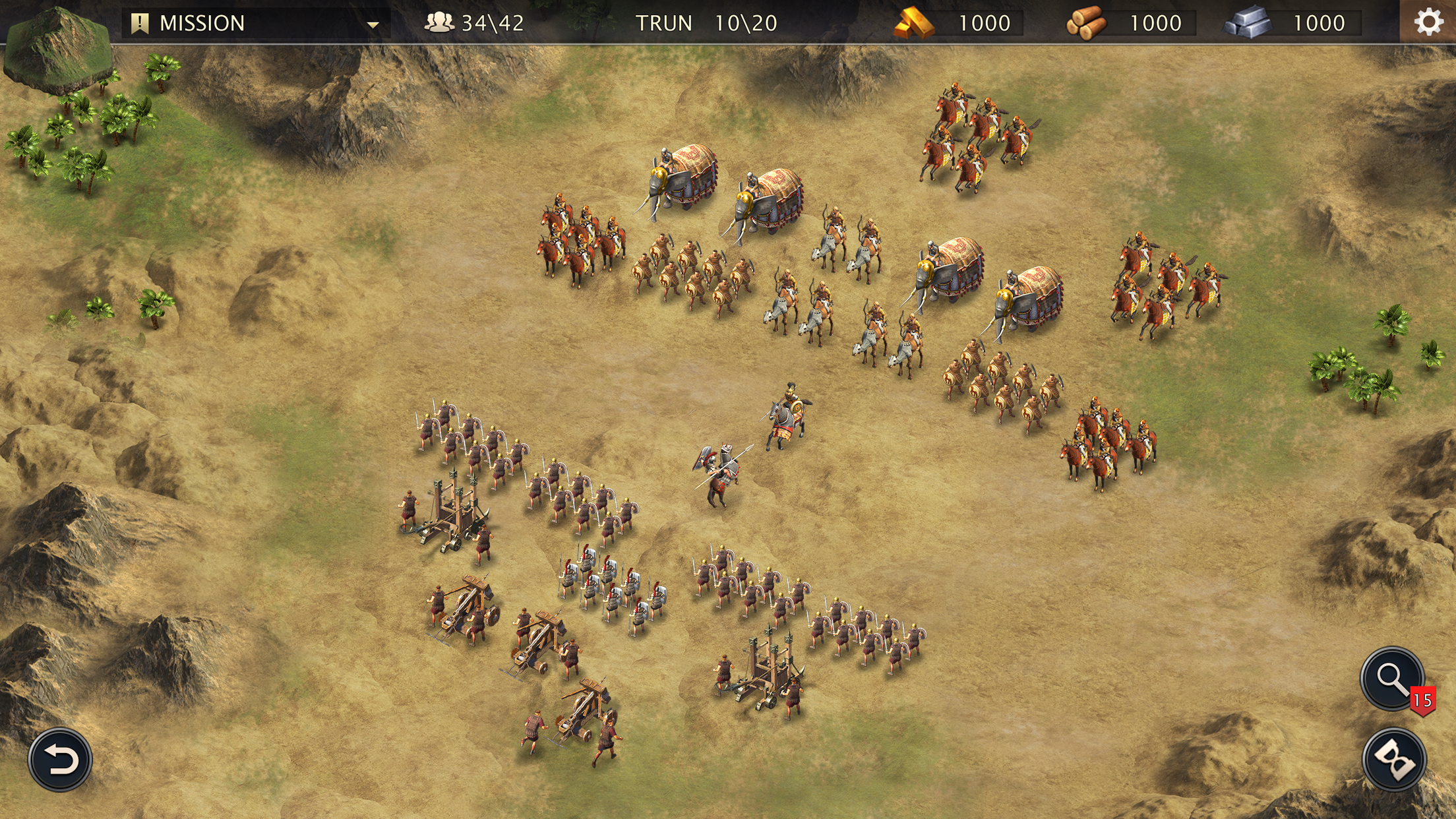 Grand War: Rome Strategy Games Game Screenshot