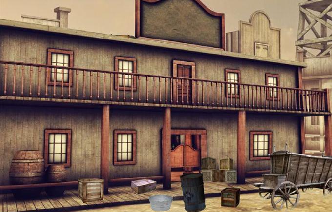 Wild West Town Escape Game Screenshot