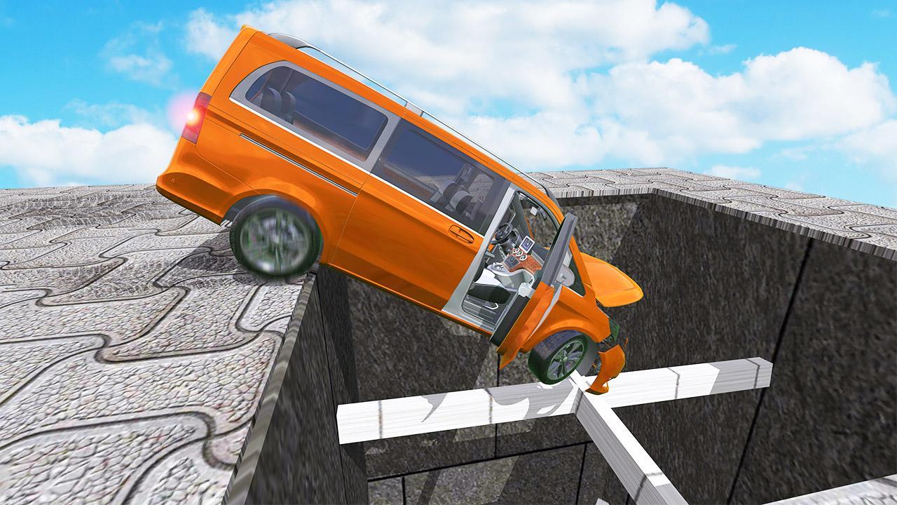 Beam Drive NG Death Stairs Car Crashs Game Screenshot