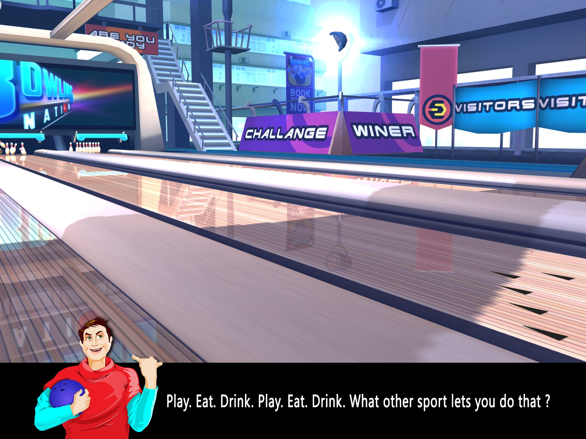Bowling Nation 3D Game Screenshot