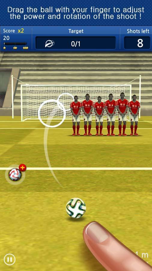 Finger soccer : Football kick screenshot game